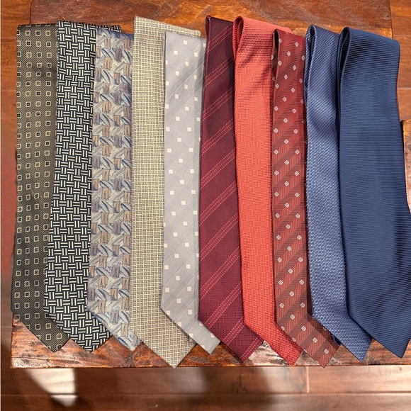 J. Garcia Other - Lot of 10 Neckties - 9 silk, 1 Polyester - 1 Jerry Garcia, 3 Versa, 1 Mezzano